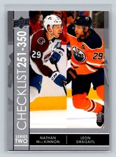 2021-22 Upper Deck #449 Nathan MacKinnon / Leon Draisaitl CL