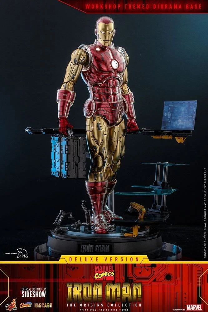 Iron Man versión de lujo Marvel The Origins Collection cómic