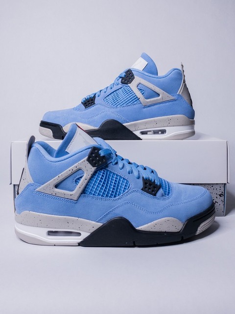 Size 9 5 Jordan 4 Retro University Blue 21 For Sale Online Ebay