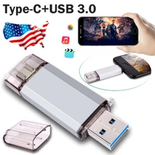 64GB Dual Drive 2 in 1 Type-C USB 3.0 Type C Flash Drive OTG USB C Memory Stick