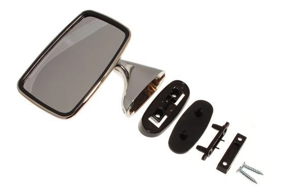 Nuevo Espejo Lateral LH Drivers Reproducción de Espejo Original MG Enano con Zócalo Foto 2 de 3