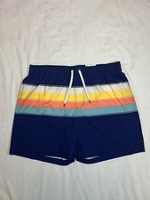 Sonoma Goods For Life Men  s Full Elastic-waistband Swim Trunks Multicolor, XL