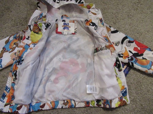 Members Only Space Jam A New Legacy Basketball Kids Boys Windbreaker Jacket 4 - Picture 5 of 5