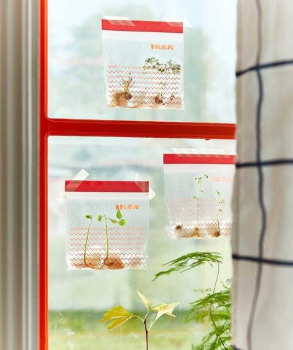 IKEA ISTAD Resealable Plastic Grip loc Bags Food Sandwich Freezer Bags reusable - Picture 10 of 12