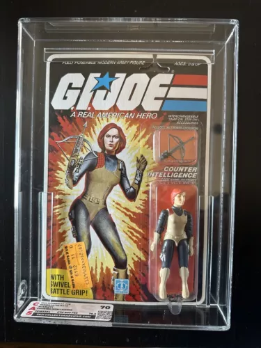 GI JOE Scarlett (v1.5) 32 Back 1983 CAS 70 ARAH Graded MOC GIJOE Sealed