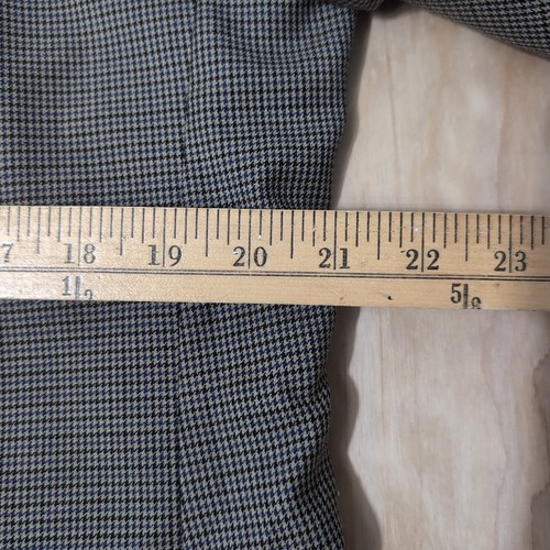 Brooks Brothers Men's 43L Wool Cashmere Blend Houndstooth Check Blazer Blue Beig - Picture 4 of 9