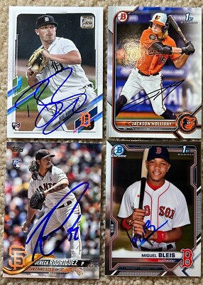MLB MAJOR LEAGUE BASEBALL AUTO AUTOGRAPH AUTOGRAPHED SIGNED U PICK PLAYER CARD .