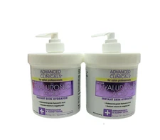 2 X ADVANCED CLINICALS Spa Size HYALURONIC INSTANT SKIN HYDRATOR 16 oz.