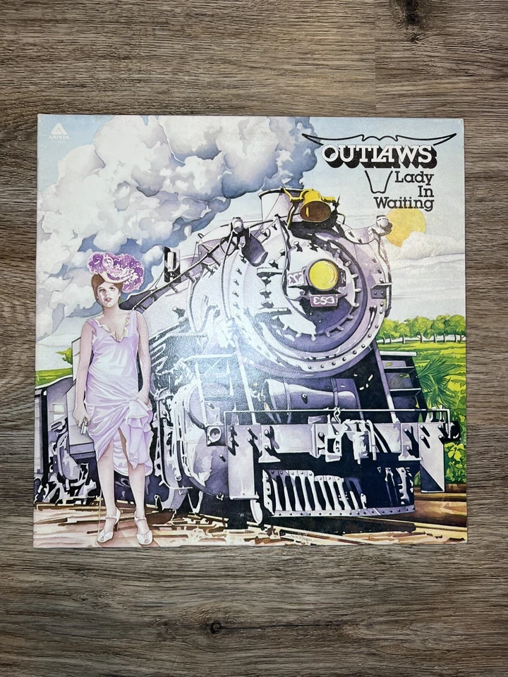 The Outlaws -Lady In Waiting - Vinyl Record LP 1976 Southern Rock Arista AL-4070 - Image 2 of 4