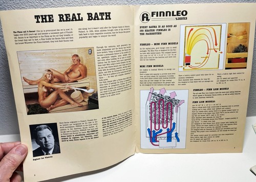 Vintage Finnleo Sauna Company Catalog Brochure 1980s Spa Steam Bath - Picture 2 of 5