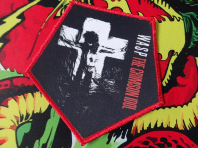 WASP W.A.S.P Shape Patch Heavy Metal Dokken Saxon Twisted Sister Quiet Riot 1