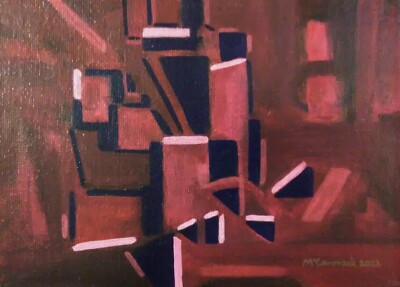 Merz Harmonies 2022 ORIGINAL ACRYLIC PAINTING Patrick McCormack