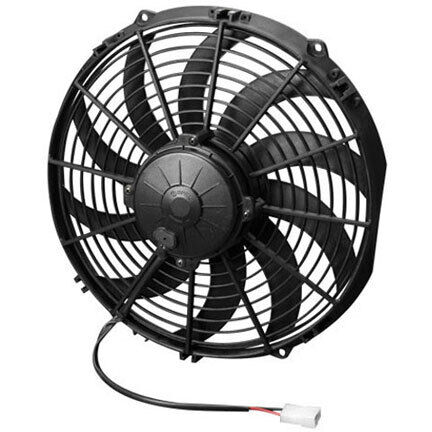 ER SPAL 12" High Performance Fan - Pull / Curved, Fan Feet, Core Mounting Straps - Picture 3 of 5