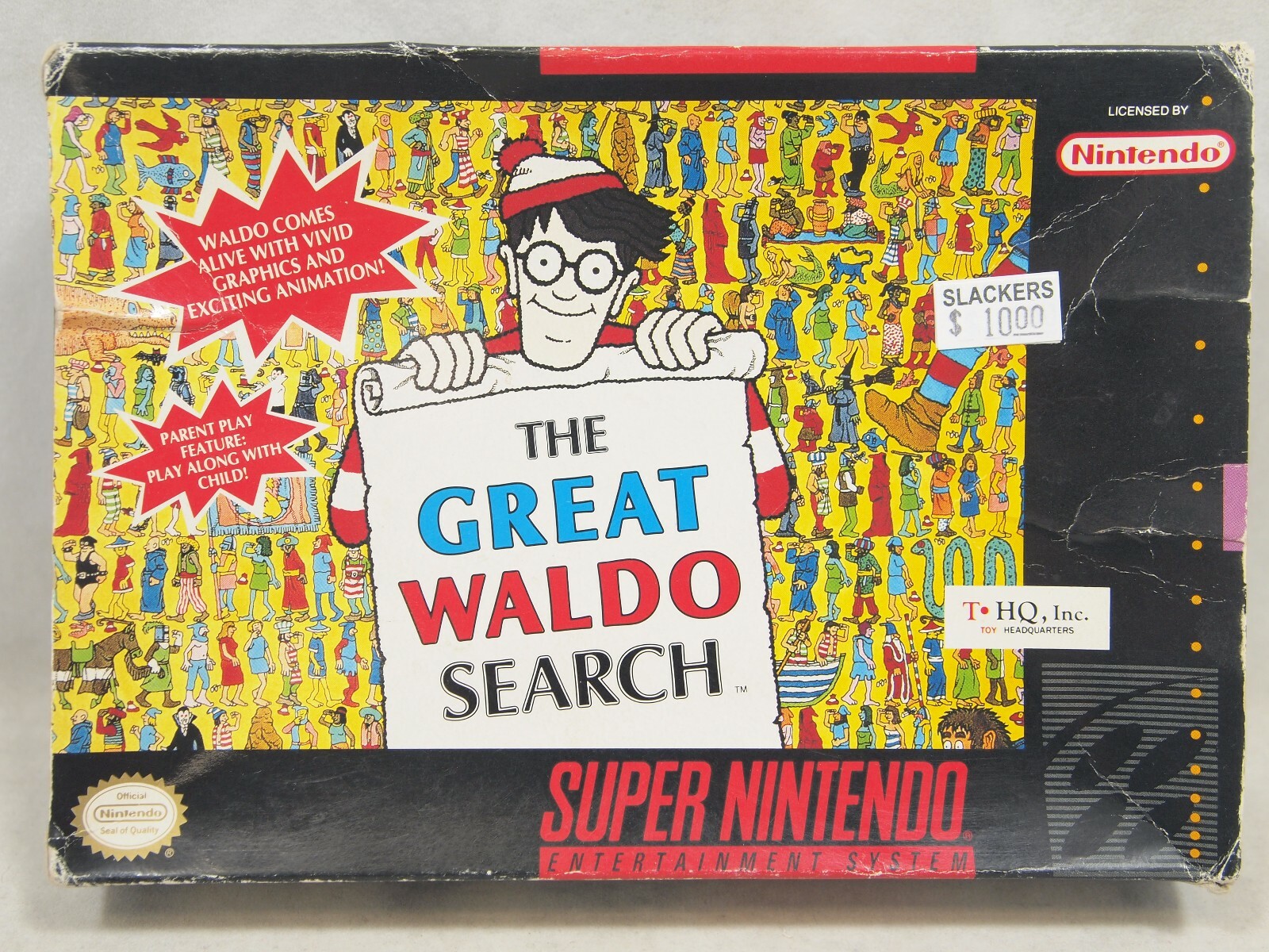 The Great Waldo Search (Super Nintendo | SNES) Authentic BOX ONLY