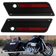 Saddle Bag Latch Lids Hardware Hinge Lock Kit Fit For Harley Touring Model 93-13