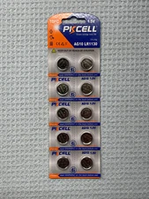 10 X AG10 389A Watch Battery LR1130 390 189 L1131 LR54 D389 Alkaline Button Cell
