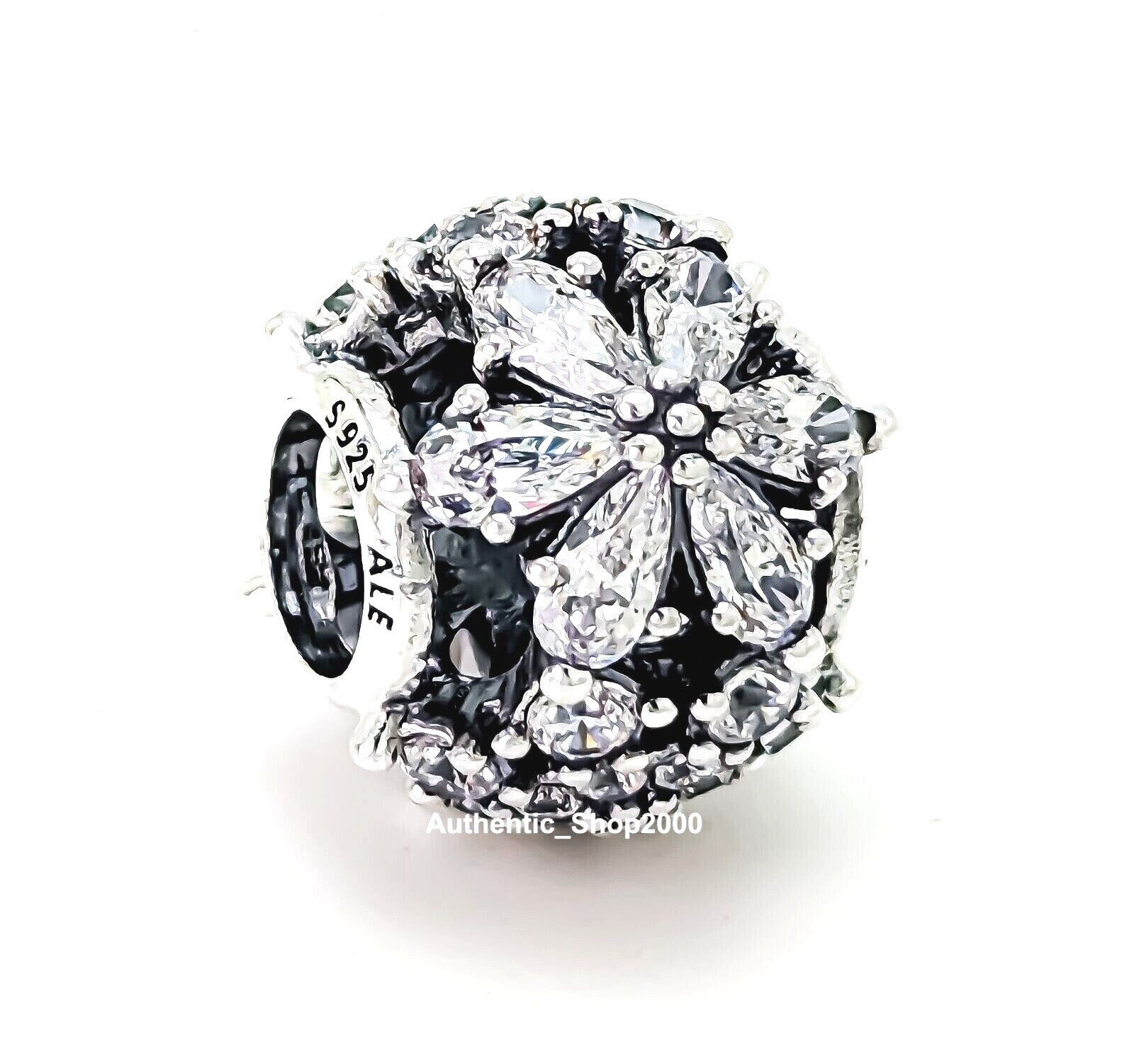 New 100% Authentic PANDORA 925 Sparkling Herbarium Cluster Round Charm ...