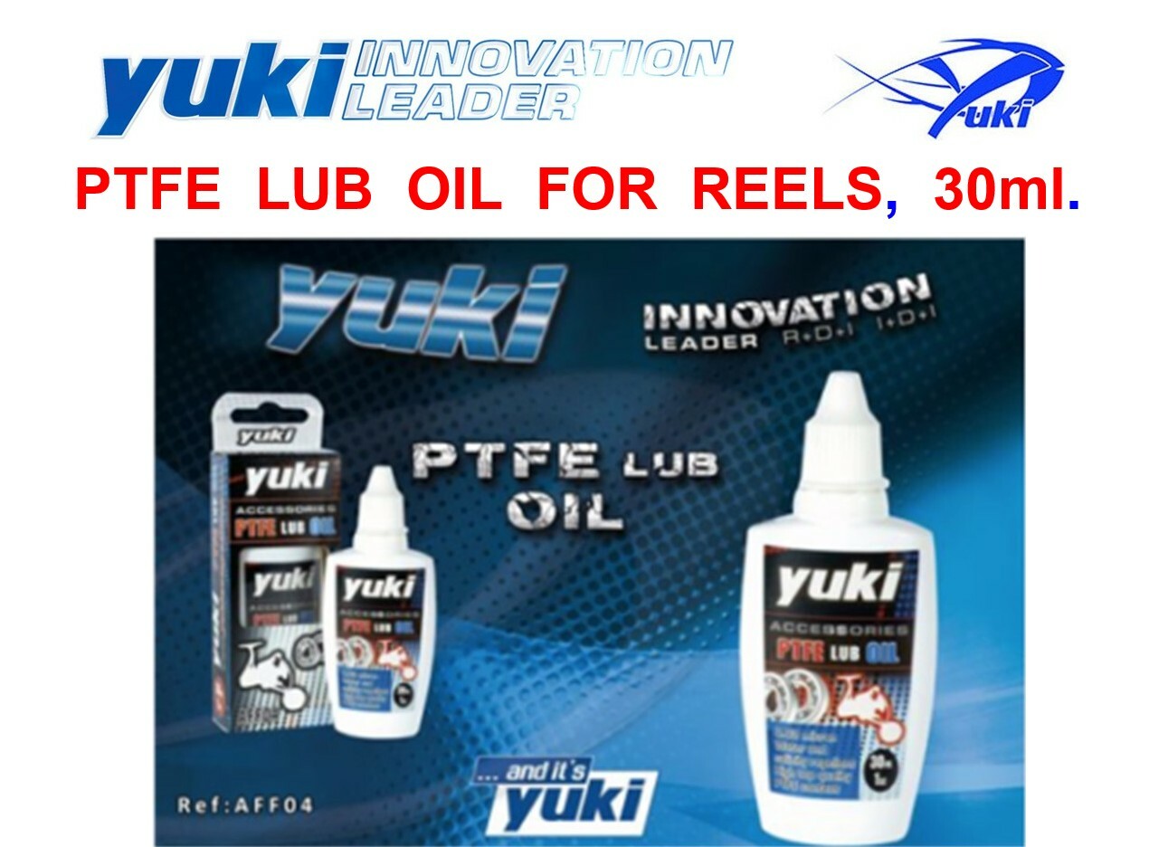 YUKI PTFE LUB OIL FOR REELS KYMO SHORE 5000 KISO TORA  CARP AMG SLOW AMG ZEVO