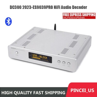 BRZHIFI DC300 ES9039PRO HiFi Version Audio Decoder Dual Core DAC Bluetooth5.0