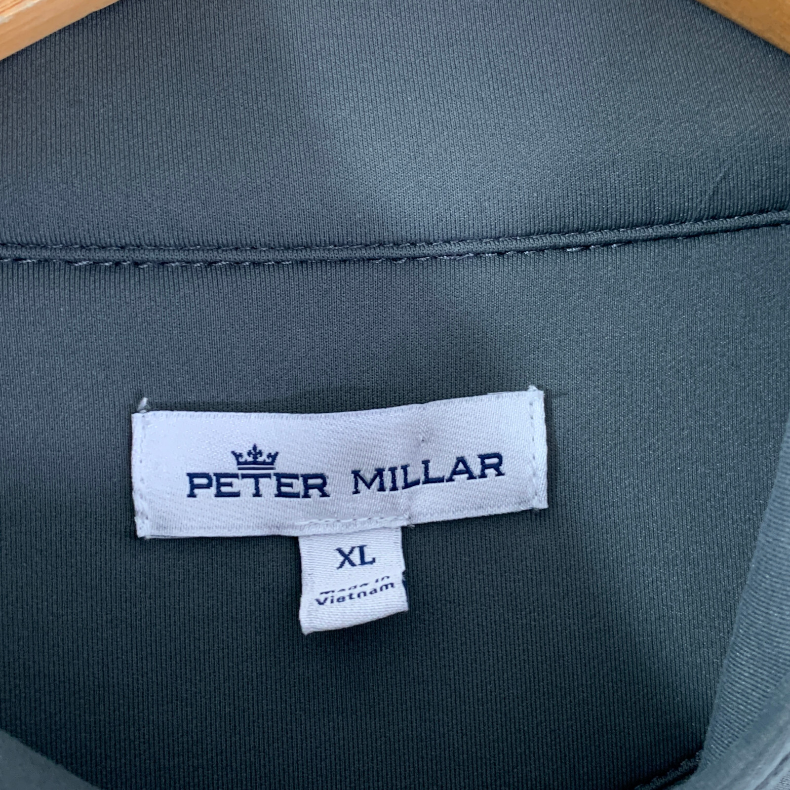 Peter Millar Jacket Men Extra Large Gray Quilted … - image 3