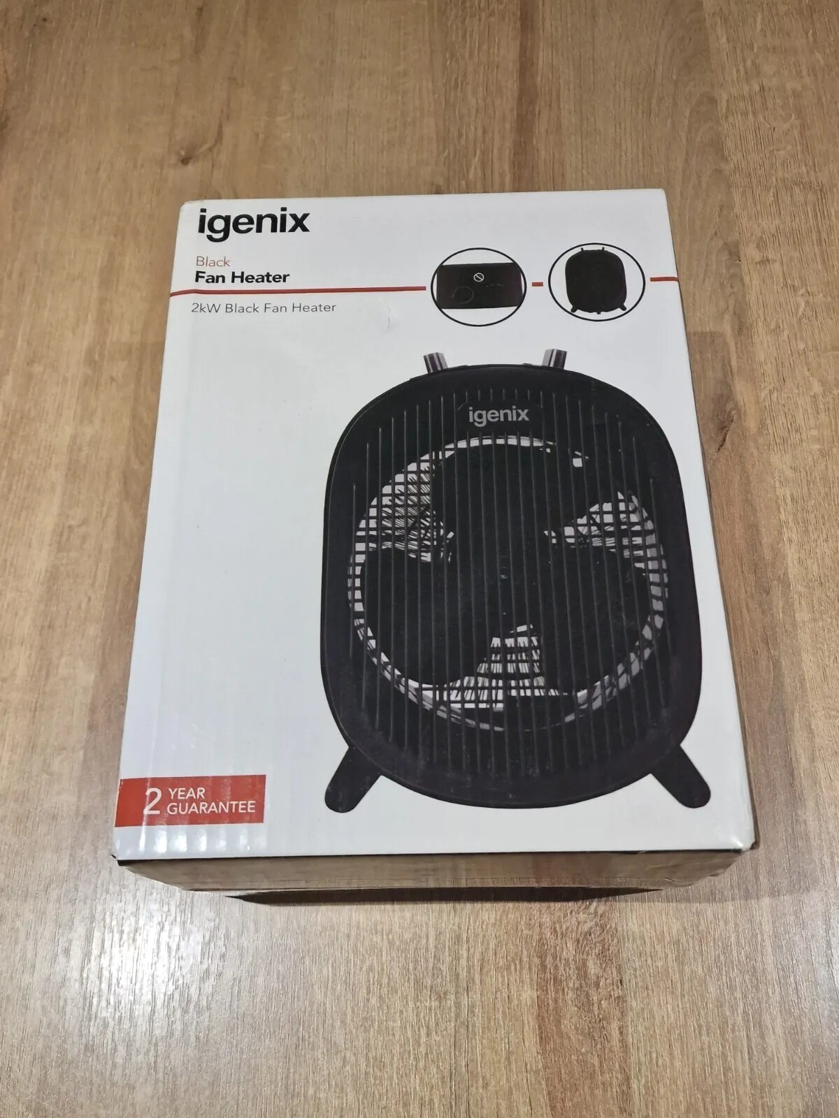 Igenix Electric Fan Heater Upright Portable 2 Heat Settings IG9022 Brand  New | eBay