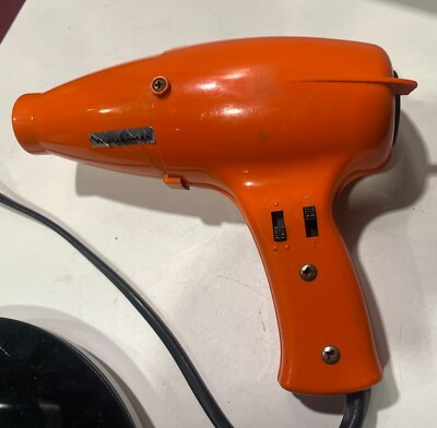 70er MOULINEX Fön 400W VINTAGE RARITÄT Topzustand volle Funktion FRANCE