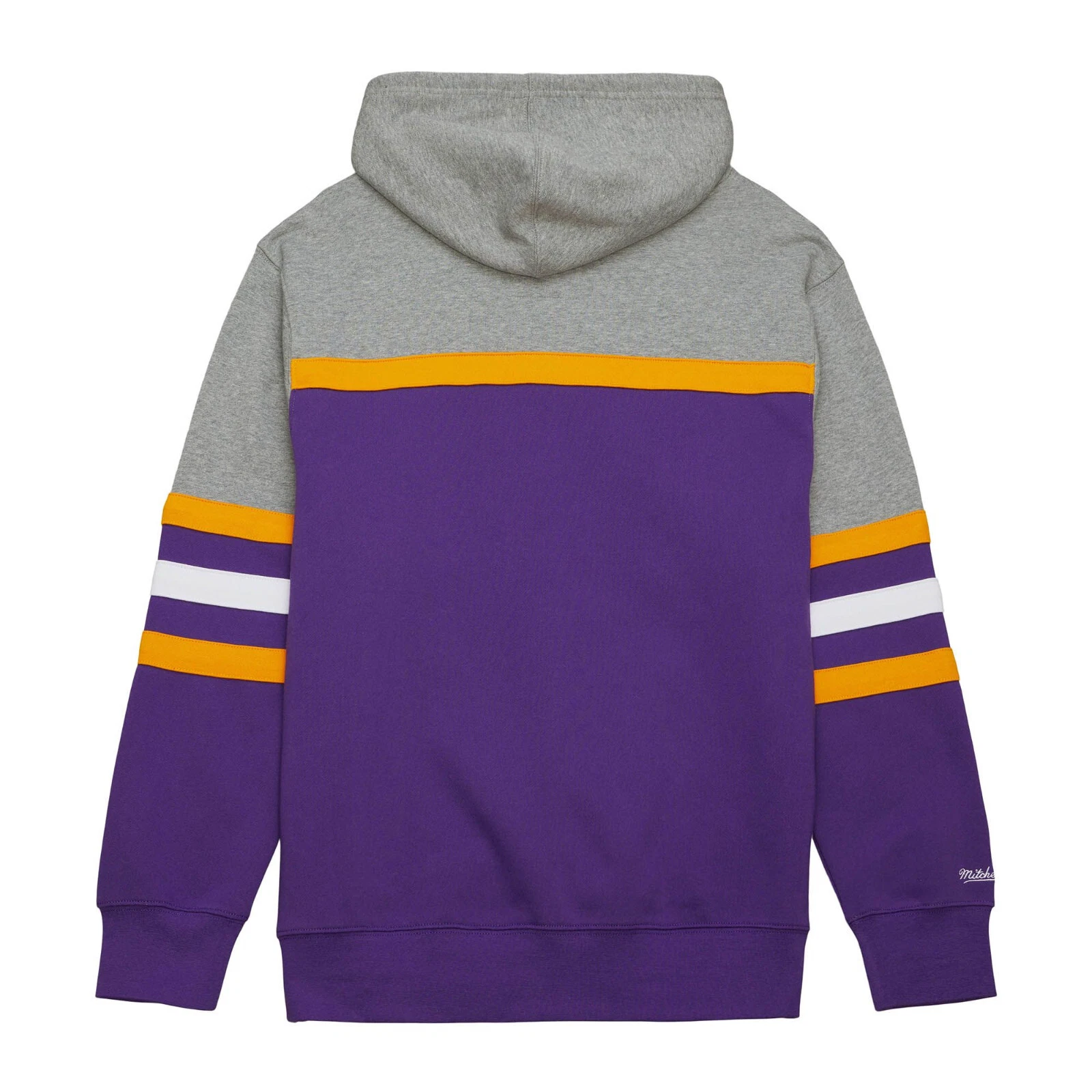 Felpa con cappuccio pullover uomo Minnesota Vikings Mitchell & Ness Head Coach nuova con etichette $110