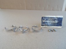 Fermacavi freno vintage NOS 3 Campagnolo morsetto telaio guida tubo superiore -Bello! (Leggi)