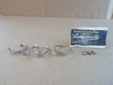 VTG NOS 3 Campagnolo Brake Cable Clips Frame Clamp Top Tube Guide -Nice ! (Read)