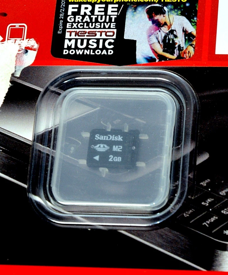 SanDisk Memory Stick Micro 2GB Memory Stick Micro M2 Card - SDMSM2-002G-A11M - Image 2 of 3