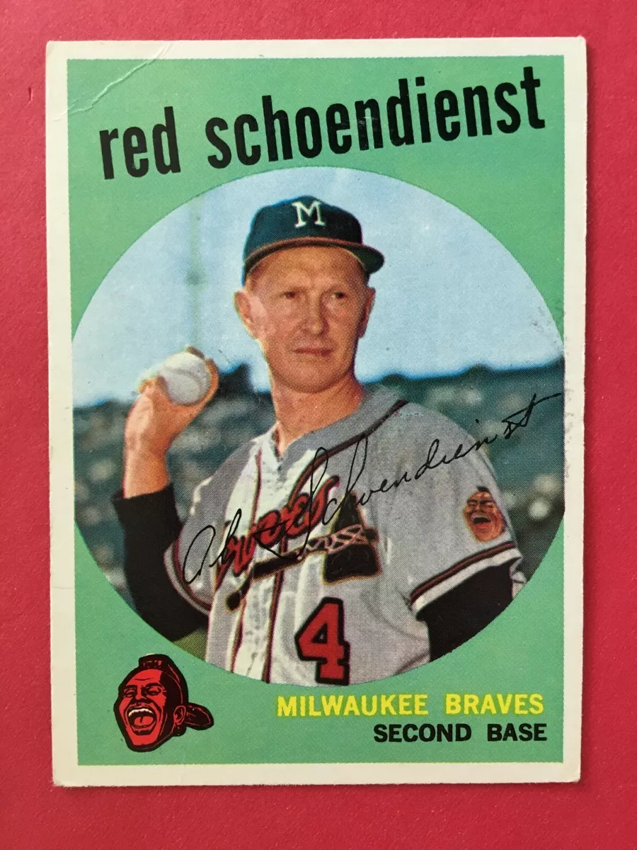 1959 Topps Red Schoendienst 480 Baseball Card eBay