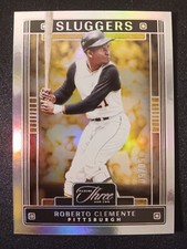 2023 Panini Three and Two Holo Silver Roberto Clemente #S-RC Serial #'d 50/50