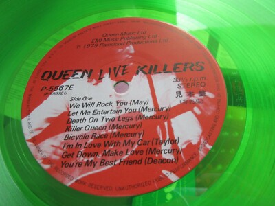 Queen Live Killers Japan Promo DBL Color Vinyl LP w OBI P-5567 8
