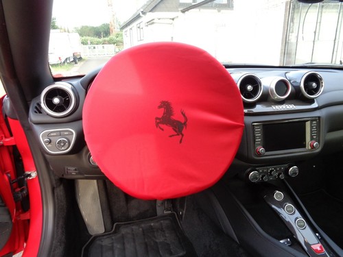 Ferrari F8 Tributo 488 Pista Roma Lenkradabdeckung Haube Lenkrad Schutz Bezug  - Bild 1 von 12