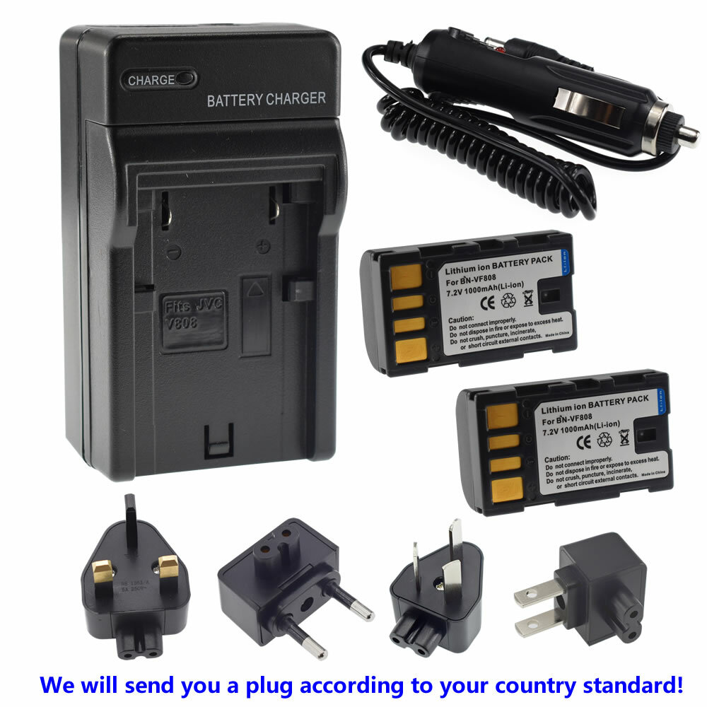 Battery or charger for JVC Everio GZ-MS100 GZ-MS100U GZ-HD7U BN