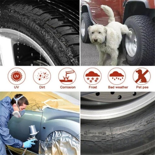 4pc 32 Inch Wheel Tire Covers Case Car Tires Storage Bag Vehicle Wheel Protector - Picture 9 of 11