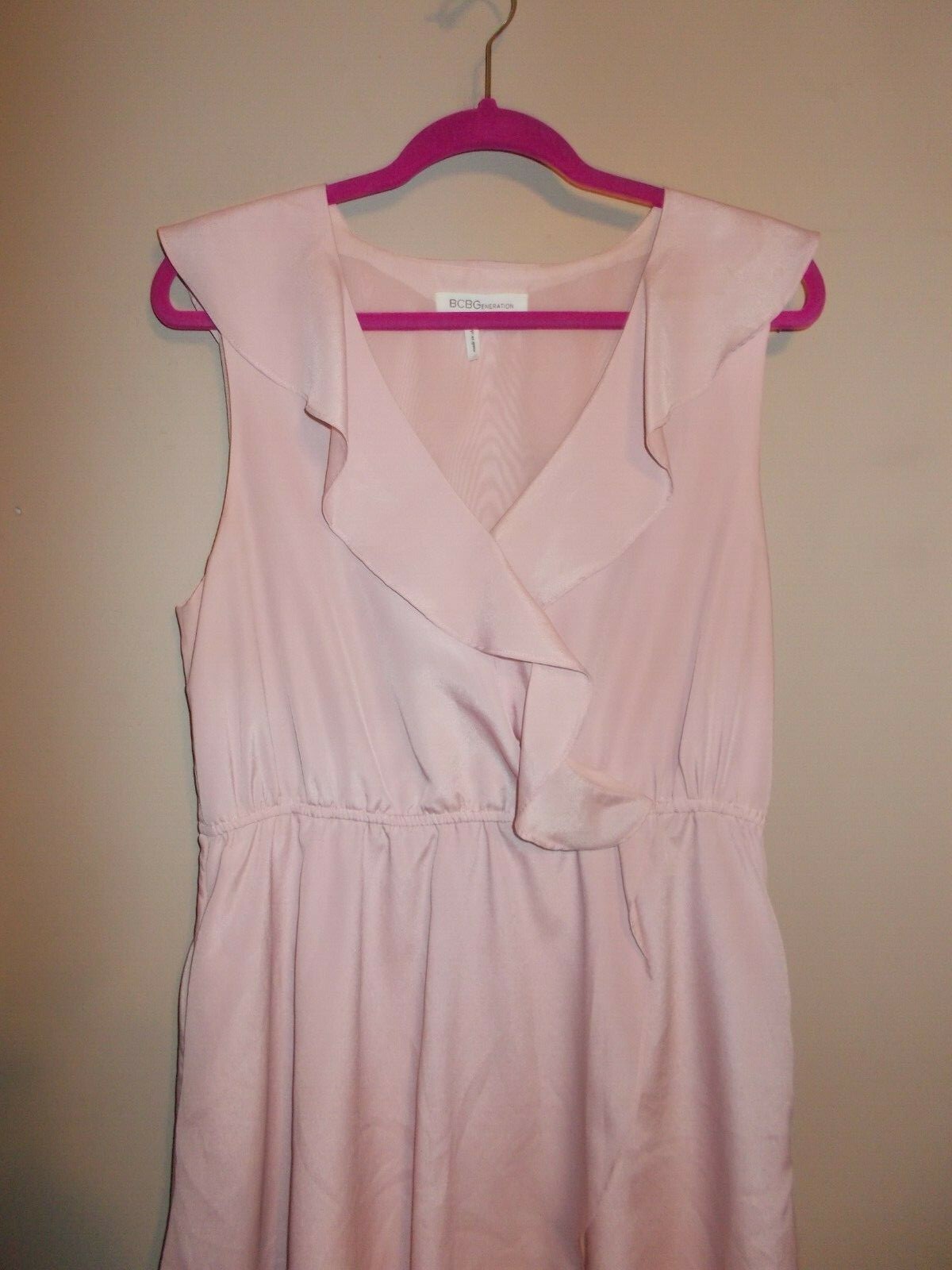 BCBGeneration Womens Size L Soft Pink Basic Dress… - image 2