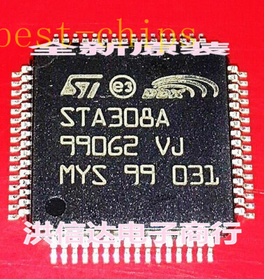 3PCS STA308A13TR IC AUDIO PROCESSOR DGTL 64-TQFP STA308A13 308A13 STA3    #K1995
