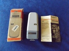Vintage Zeiss Ikon Ikoblitz 5 Flash, original box, and instructions.