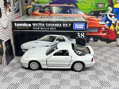 Tomica Premium TP# 38 Mazda Savanna RX-7 White FC3S 1/61 mini
