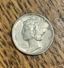 1944 p MERCURY DIME UNC - FREE SHIPPING