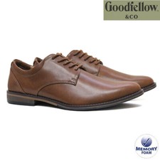 Mens Smart Memory Foam Shoes Wedding Lace Up Brogue Derby Office Oxford Shoes