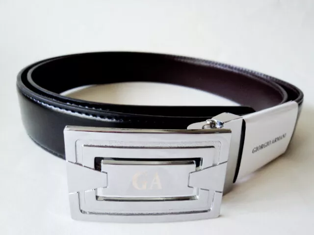 Authentic Giorgio Armani Reversible Leather Belt new styles to choose Italy