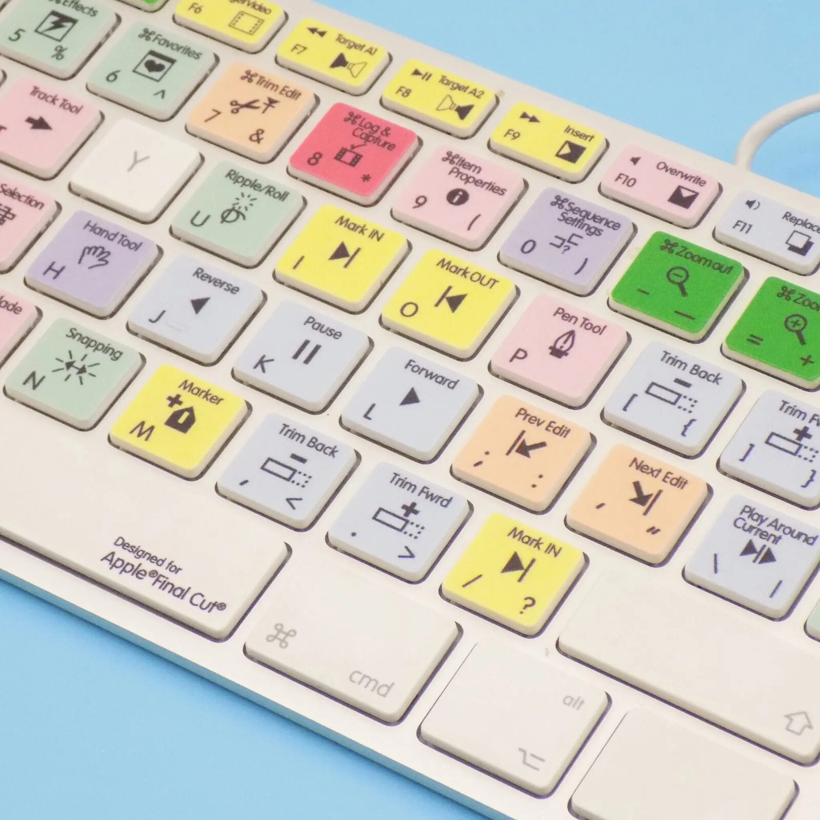 Keycap Replacement Kit - Apple Final Cut USB A1243 - Type H Keys - Ships Free!!
