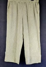 NEW Eileen Fisher Organic Linen Wide Leg Pants Size M P2869