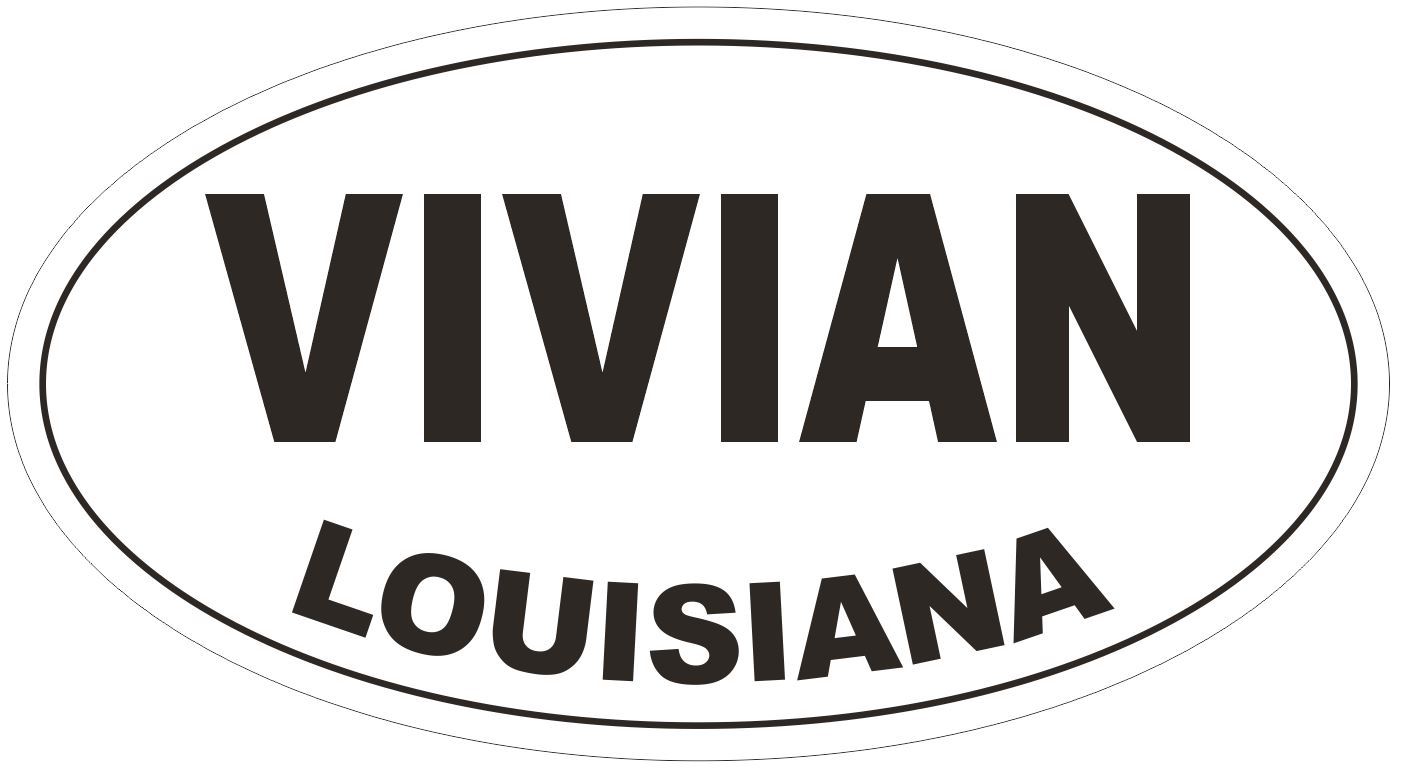 Vivian Louisiana Oval Bumper Sticker or Helmet Sticker D3879 eBay