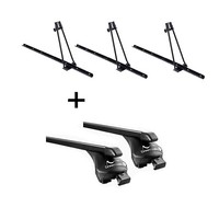 3XfahrradträGer Orion+DachträGer Quick Stahl L FüR FüR FüR Seat Altea Freetrack