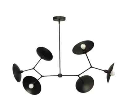 Stilnovo Style 6 Light Branches Dome Sputnik Ceiling Pendant Light Fixture