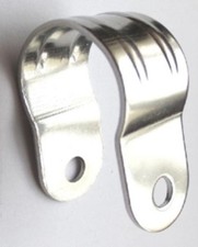 1 Rohrschelle Edelstahl A4-AIS 316 Vollschale 22mm Rohr Bügelschelle Schellen