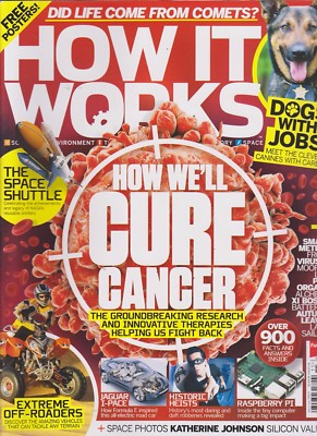 How It Works UK Issue 103 How We'll Cure Cancer Space Shuttle FREE SHIPPING!